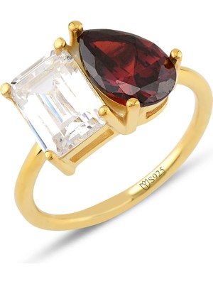 Karosh Garnet Zirconia Taşlı Harmonic Fusion Yüzük