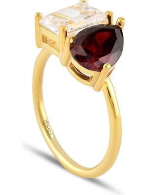 Karosh Garnet Zirconia Taşlı Harmonic Fusion Yüzük