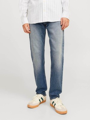 Jack & Jones Jjımıke Jjcooper Cj 189 Mavi Erkek Jean Pantolon 12261703