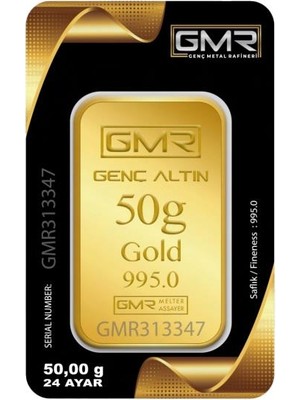 Rimagold 50 gr 24 Ayar Gmr Gram Altın