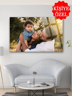 Taulart 14 Şubat Sevgililer Günü ve Kişiye Özel Ev, Ofis  Kırılmaz Temperli Lüks Cam Tablo