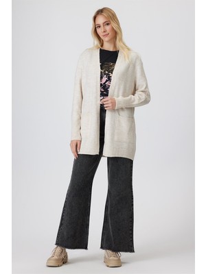 Lee Cooper Glorıa Kadın U.kol Hırka Ekru