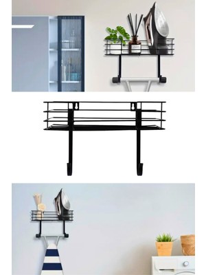 Vekorr Çok Amaçlı Ütü Masası Asma Aparatı Monte Edilebilen Ev Eşya Koyabilme Rafı