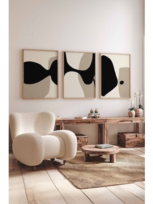 Artavessa 3 Parça Çerçeve Görünümlü Mdf Tablo Seti - ARTSYCLLCT35