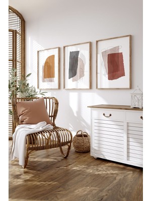 Artavessa 3 Parça Çerçeve Görünümlü Mdf Tablo Seti - ARTSYCLLCT43