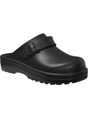 Akınal Bella E443 Siyah Erkek Deliksiz Sabo Terlik