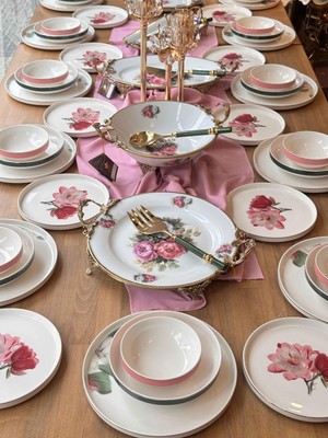 Rossev Yemek Takımı Nancy 58 Parça 12 Kişilik