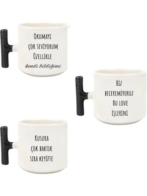 Tanem 3'lü Absürd Sözler - T Kulp Kupa