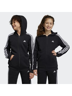 Adidas Sportswear HR6331 Essentials 3-Stripes Fleece Full-Zip Hoodie