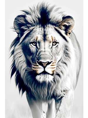 Aden Dekoratif Aslan Kanvas Tablo