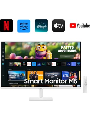 Samsung M5 (2025 Model) 32 Inç FHD Wi-Fi+Bluetooth+Smart Hub+Akıllı Kumanda Hoparlörlü Smart TV (2 Yıl Samsung Türkiye Garantili)