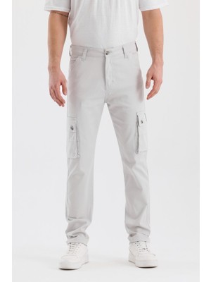 Deepsea Regular Kesim Likralı Kargo Cepli Spor Pantolon 2505245