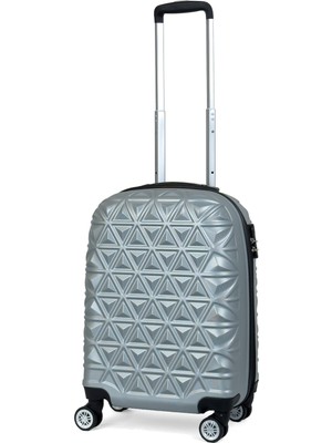 Reymond Luggage Abs Piramit Canyon Serisi Valiz, Gri - Kabin Boy