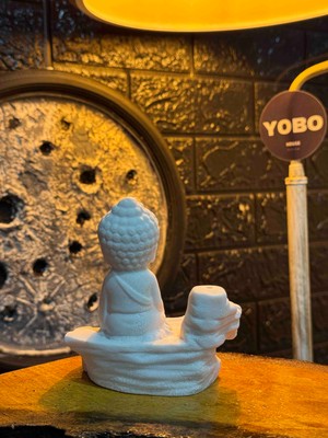 Yobo Mini Polyester Ters Akışlı Tütsü Şelalesi - Buddha Figürü