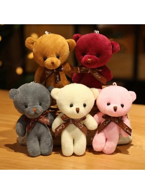 Vipfoni Peluş Oyuncak Minik Ayıcık Anahtarlık ve Çanta Aksesuarı 12 Adet