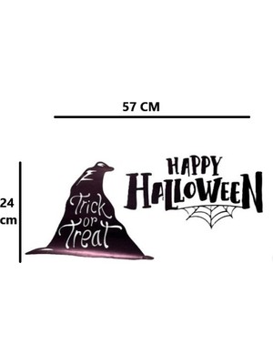 Ttt Happy Halloween Temalı Duvar Stickerı