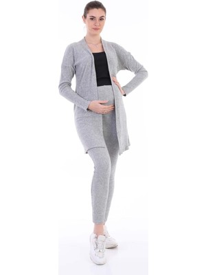 Meghan L.A Hamile Esnek Yumoş Kumaş Hırka