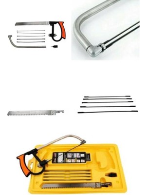 Speed Out Testere Çok Amaçlı Kıl Testere Seti 6 Parça Set Hobi İçin Kıl Testere Ahşap Kesme Testeresi