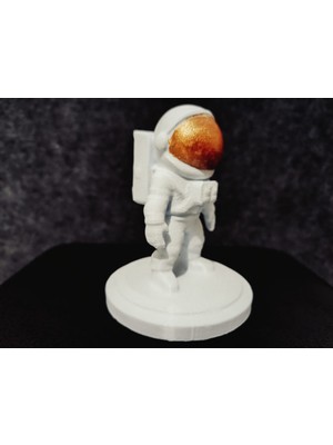 Hediyehanem Astronot Biblo Heykel Obje Masa Dekoru  10 x 8 x 8 cm