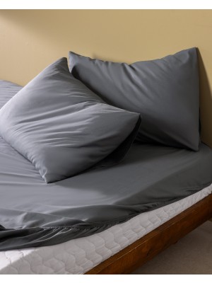 Madame Coco Manon King Size %100 Pamuk Ranforce Lastikli Çarşaf Takımı - Antrasit