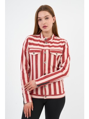 Alexander Gardi Cepli Düğmeli Kolu Fermuar Detaylı Ceket Mont (880124)