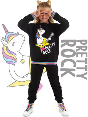 Mshb&G Rock Unicorn Kız Çocuk Eşofman Takım