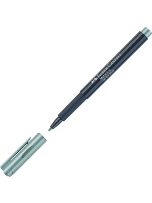 Faber Castell Metalik Keçeli Kalem 1.5 mm – Buz Mavisi