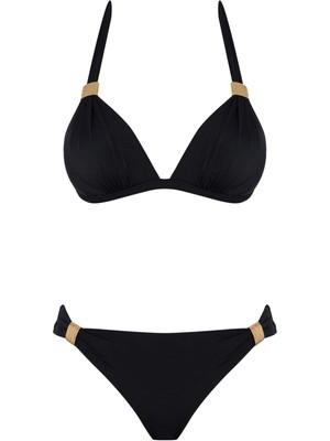 Sailor Moda Aksesuarlı Kaplı Destekli Bikini Takım