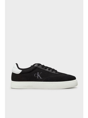 Calvin Klein Logolu Süet Detaylı Sneaker Ayakkabı YM0YM011690GM Erkek Ayakkabı YM0YM01169 0gm
