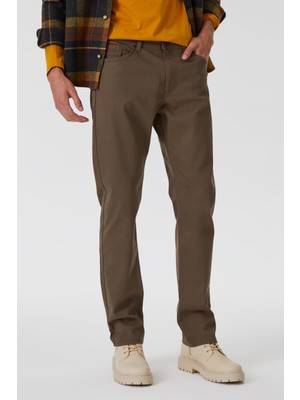 Lee Cooper Normal Bel Slim Straight Deve Tüyü Erkek Chino Pantolon 241 Lcm 221002 Jagger Camel