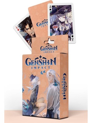 Dükkan Design Genshin Impact Iskambil Poker Kartı