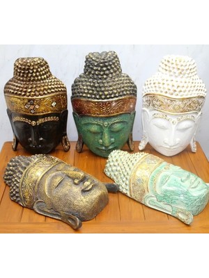 Ahşap Buda Maske 40 cm Galıleo-23