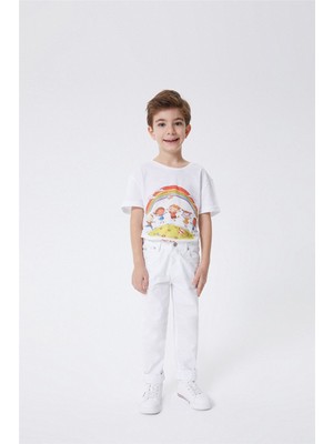 Lee Cooper Pantolon, 4 Yaş, Beyaz