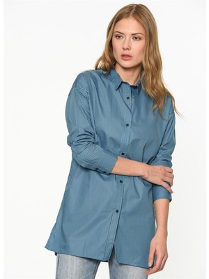 Lee Cooper Alba Kadın Çizgili Uzun Kol Tunik