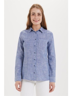 Lee Cooper Selly Kadın Uzun Kol Gömlek