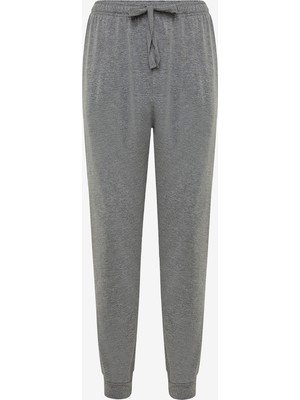 Penti Grey Stripe Çok Renkli Pantolon Pijama Takımı