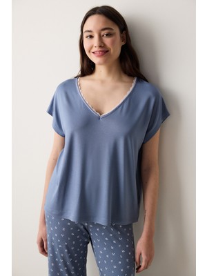 Penti Alia Dark Pantolon Gri Pijama Takımı