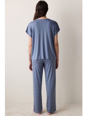 Penti Alia Dark Pantolon Gri Pijama Takımı