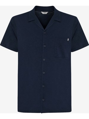 Penti Navy Gömlekli Pijama Takımı