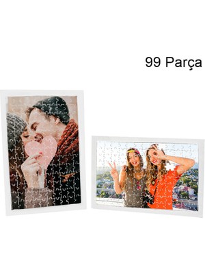 Dekormas Kişiye Özel Fotoğraflı Yapboz Puzzle - 99 Parça A4 Resimli Pazıl Yapboz Sevgili