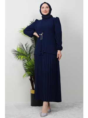 Giza Store Fiyonk Taşlı Takım Siyah