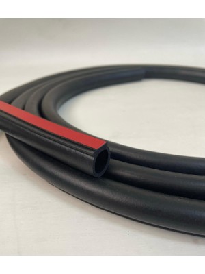 Bemsa Bantlı Kapı Fitili D Tipi Fitil 18 mm Çap Universal Araçlar İçin Sızdırmazlık Sağlayan Sünger ( 1 ADET 1 METRE )