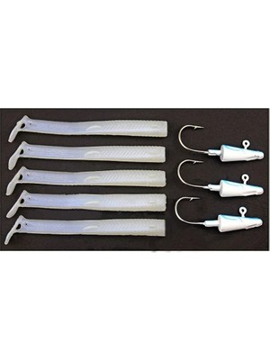 Roichil Candy Soft Bait 8 cm 6 gr 4 Pcs CN03 - Fosforlu Silikon Yem