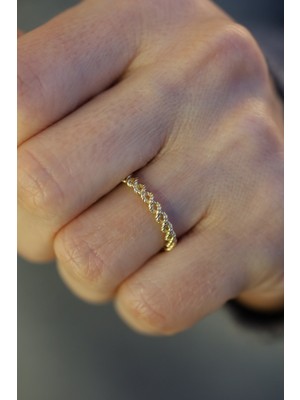 Yenigün Kuyumculuk 14 Ayar Altın Burgu Örme Yüzük