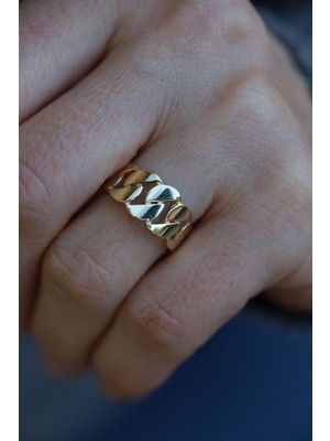 Yenigün Kuyumculuk 14 Ayar Altın Gurmet Desenli Yüzük