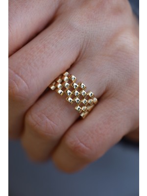 Yenigün Kuyumculuk 14 Ayar Altın Kordon Modeli Yüzük