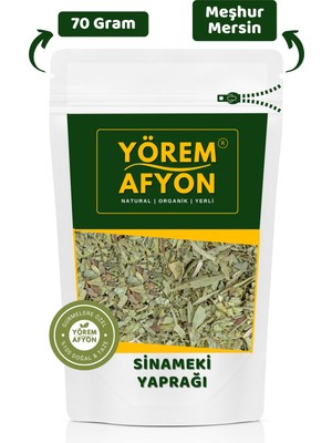 Gülçehre Yörem Afyon Mersin Yöresinden Bağırsak Dostu Sinameki Yaprağı, Deve Gözü, Aşrık Otu (Cassia Acutifolia) | 70Gr.
