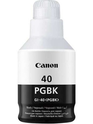 Canon GI-40BK Black Siyah Şişe Mürekkep G6040-G5040