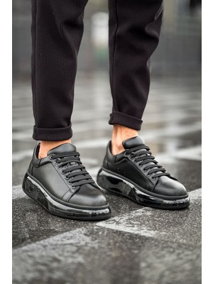 Tarzbu Erkek Sneaker Erkek Ayakkabı Sıyah TARZ295SOL