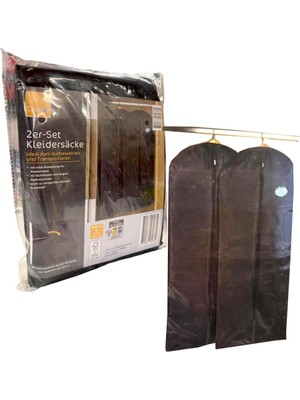 2'li Set Giysi Torbaları, Saklama ve Taşıma Için Ideal, 150 x 60 cm